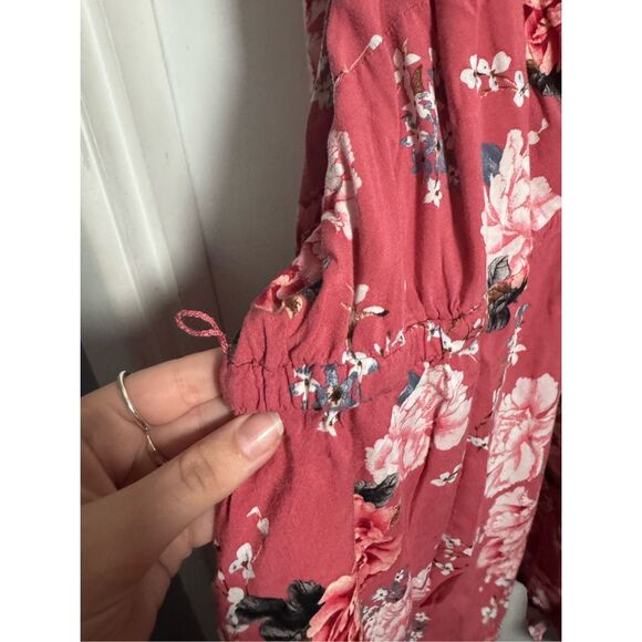 Torrid Women’s 5X Pink Floral Blouse - Picture 5 of 10